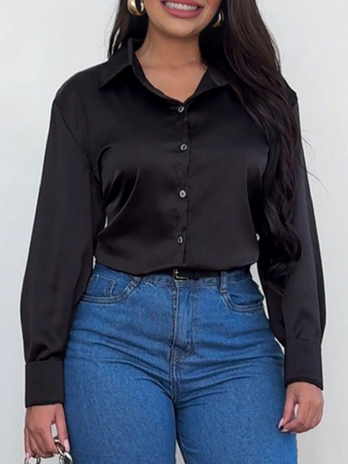 LAURA BLACK SHIRT