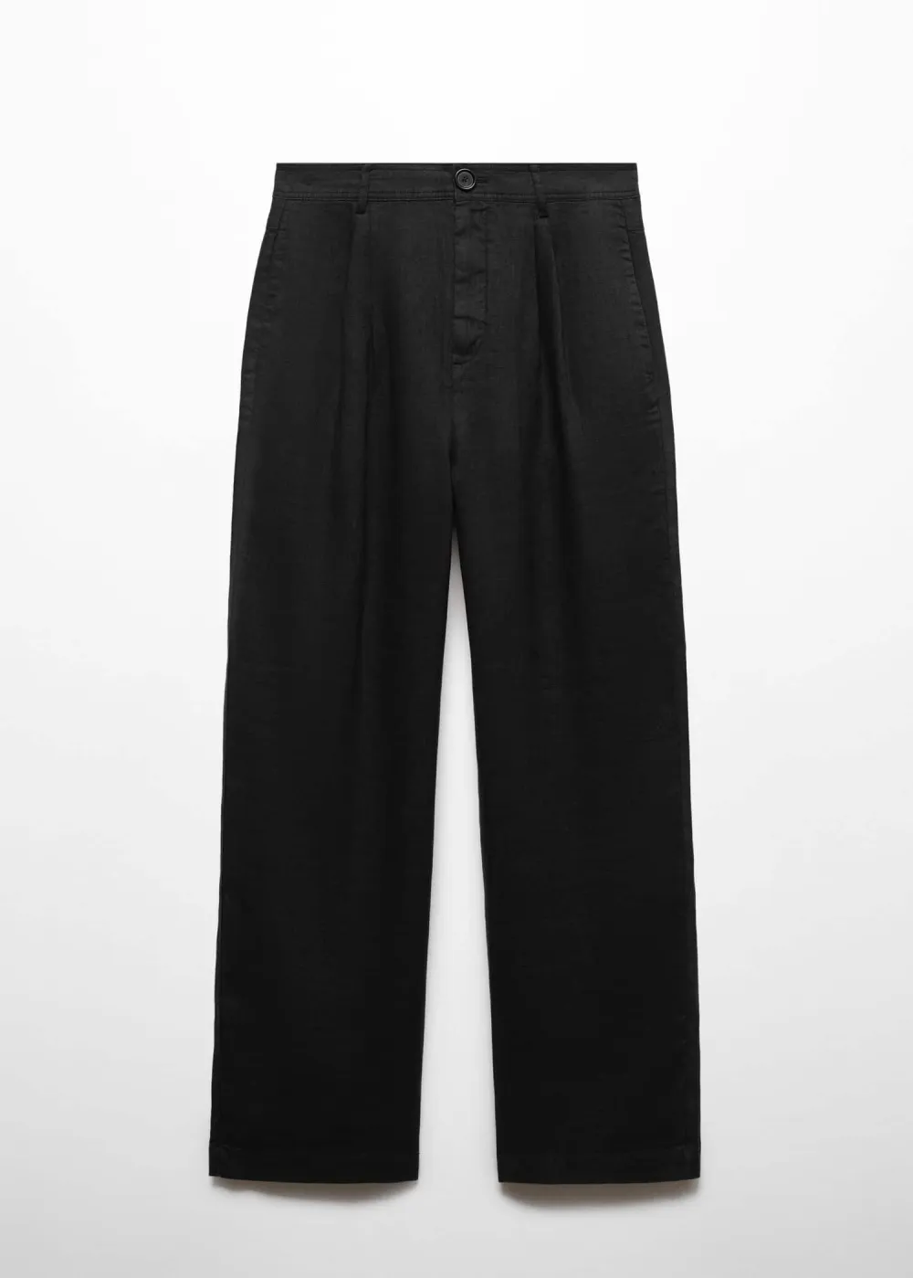 100% linen wideleg pants