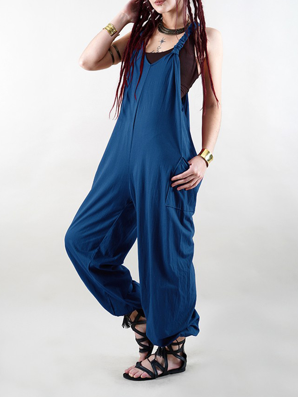 Harem Pant Overalls