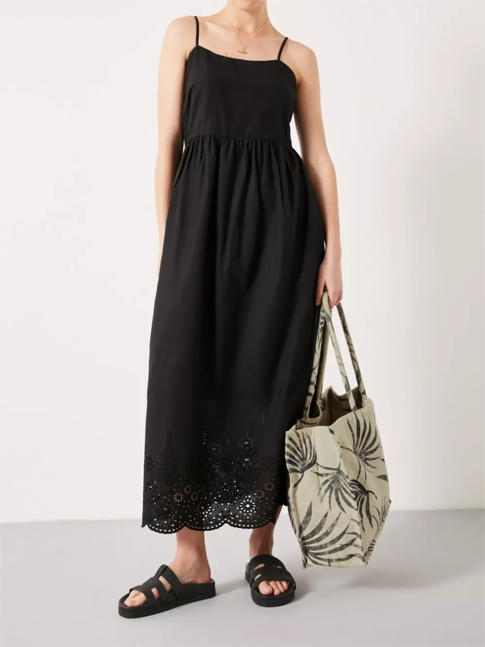 Neesha Broderie Midi Dress