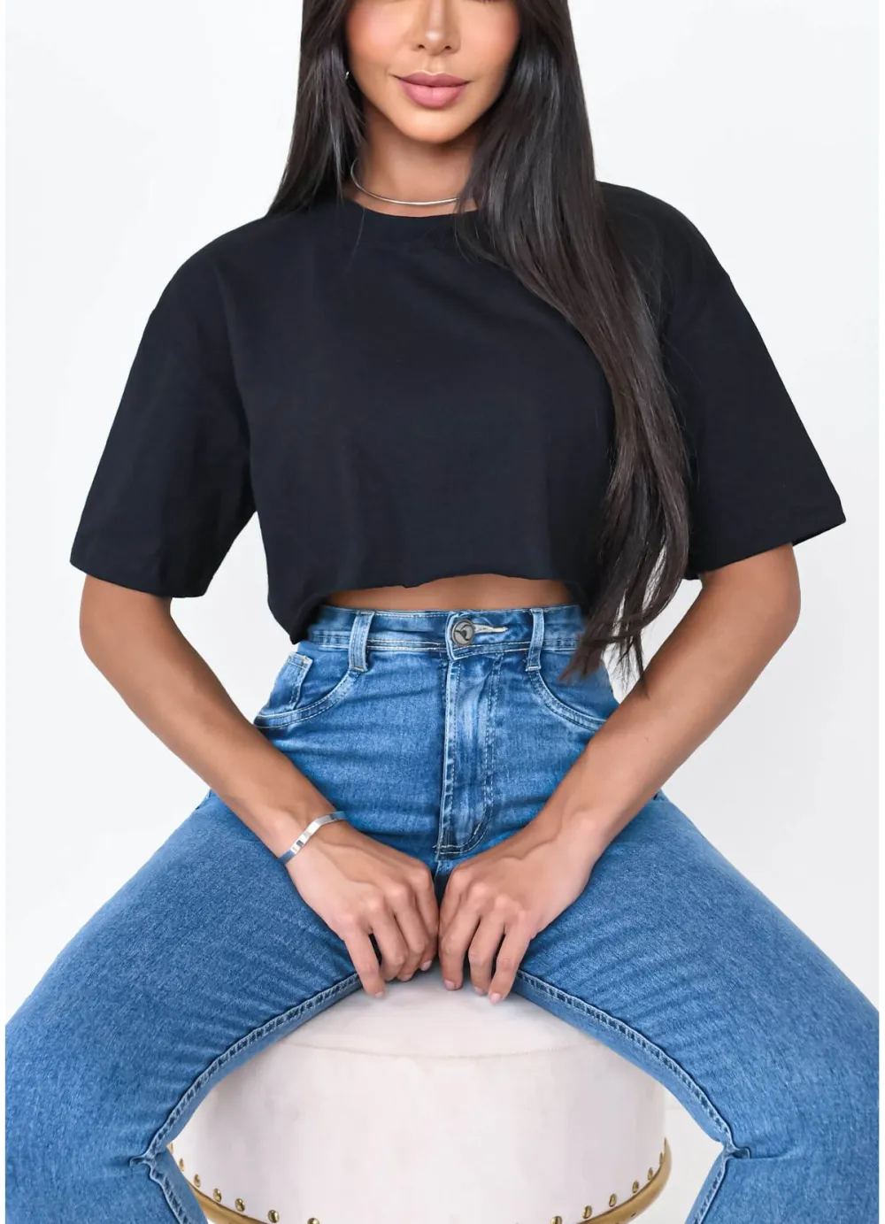 BASIC OVERSIZED CROP TOP