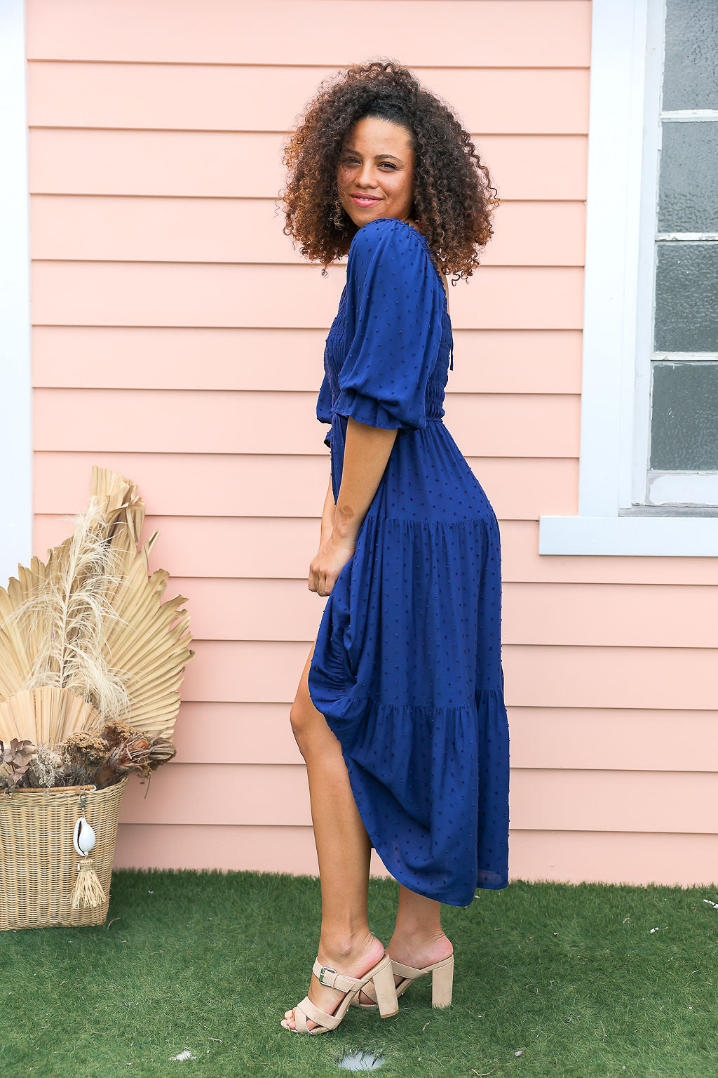 The Vesper Dress - Navy Blue