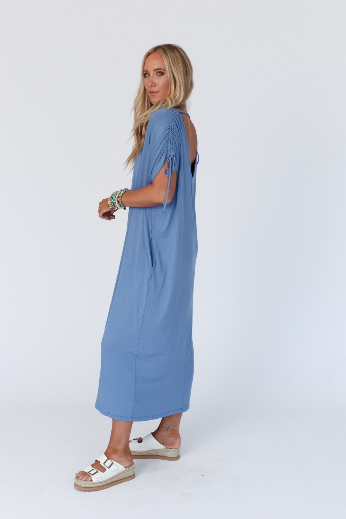 Luna Maxi Dress - Blue