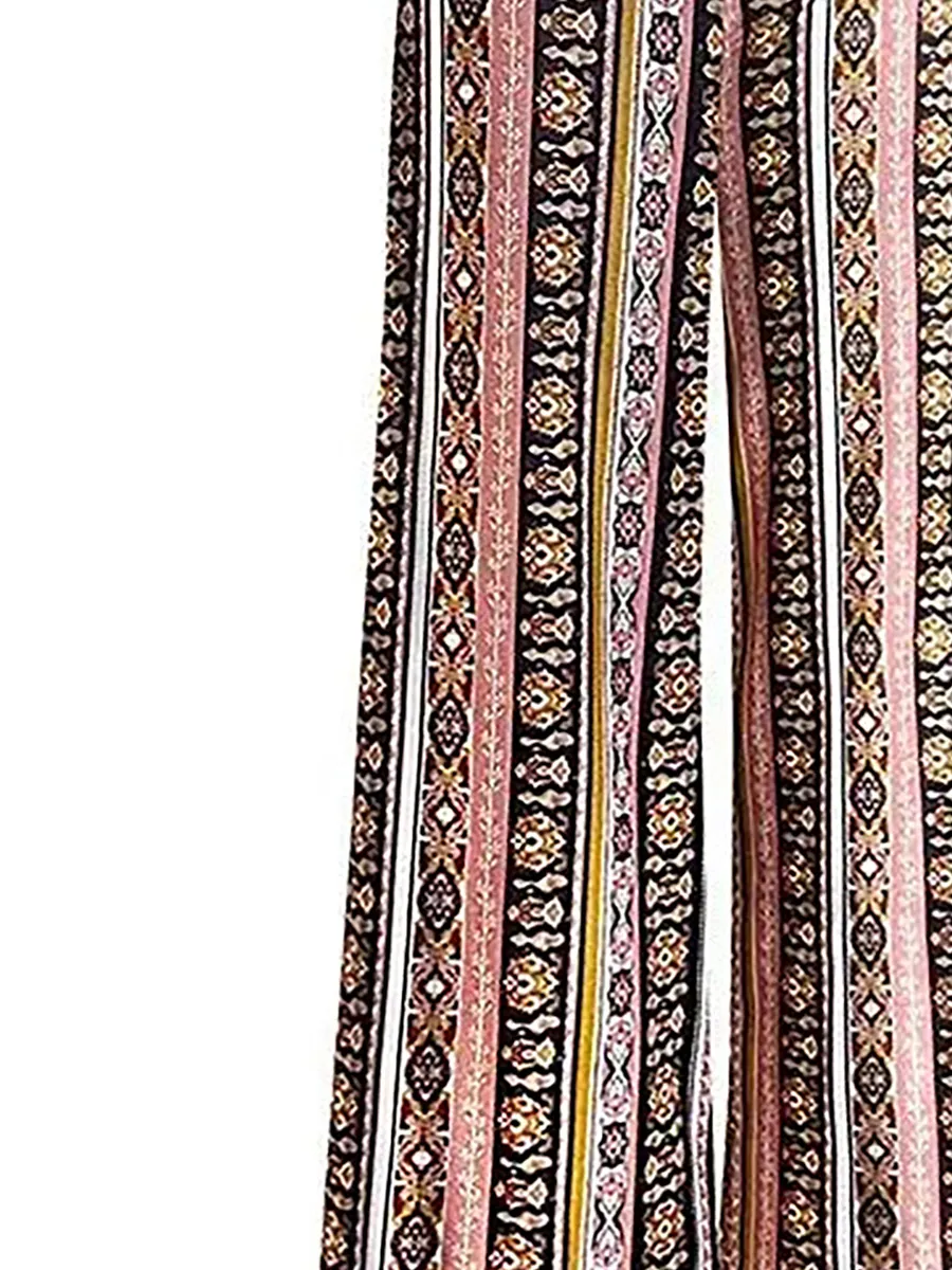 Women's elegant printed pants