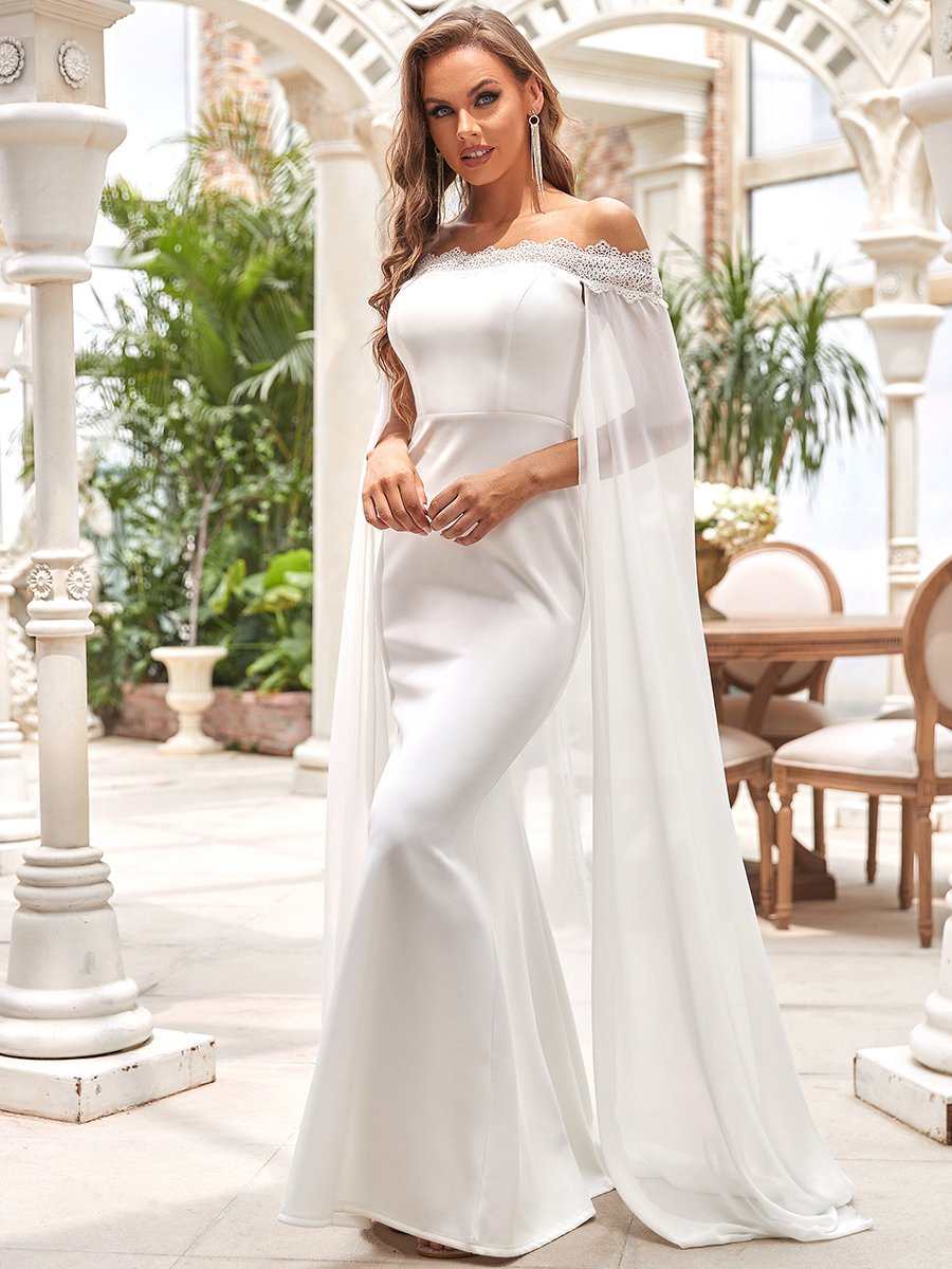 Bodycon Mermaid Wholesale Stain Wedding Dresses