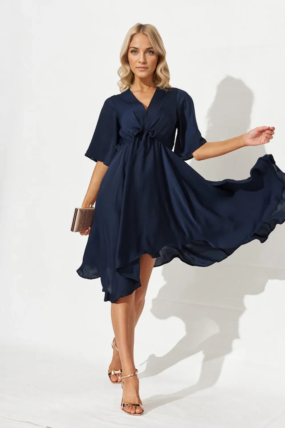 Helsinki Dress in Navy