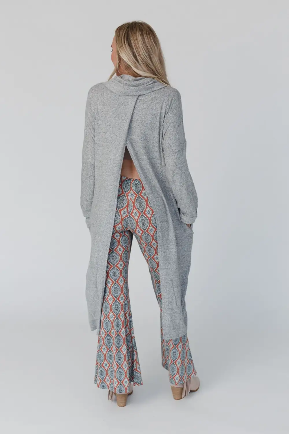 In Your Dreams Maxi Cardigan - Heather Gray