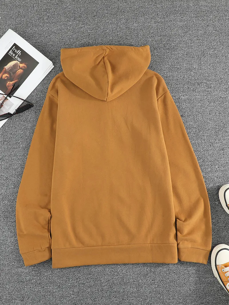 Women's casual solid color hooded jacket