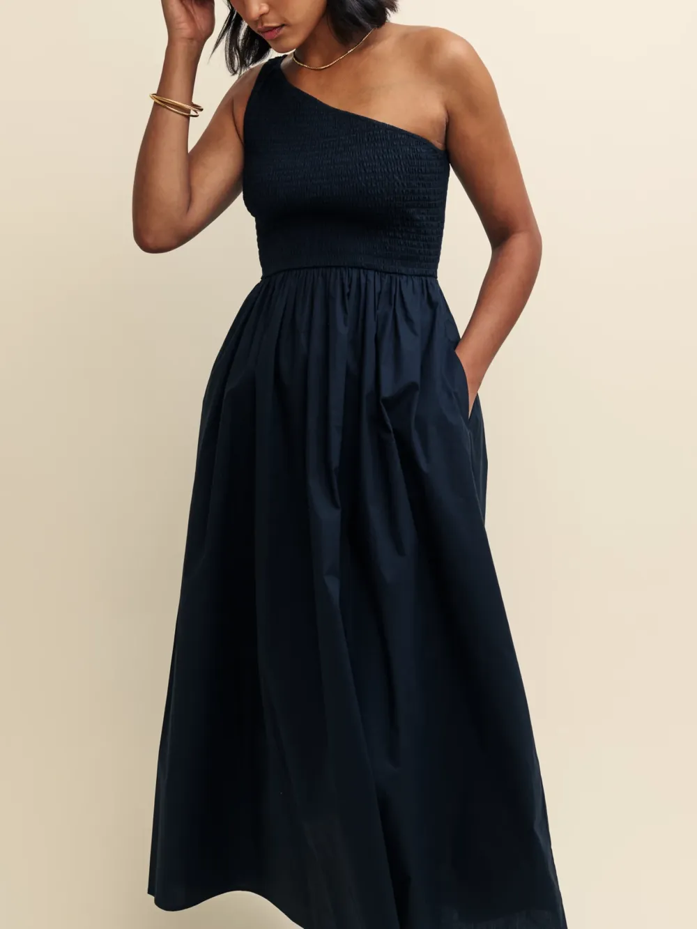 Georgia One Shoulder Midaxi Dress