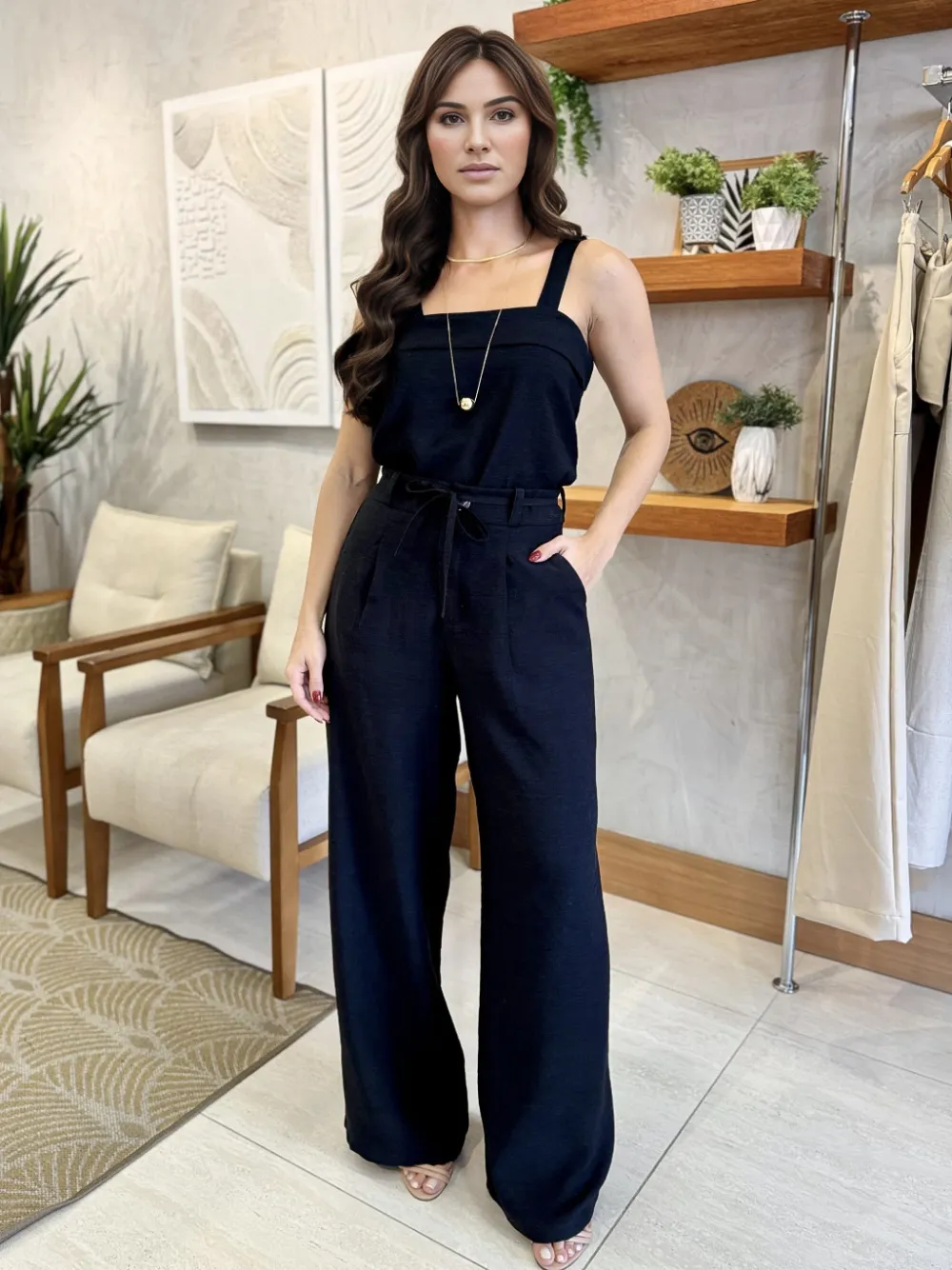 Toronto Black Tailored Trousers