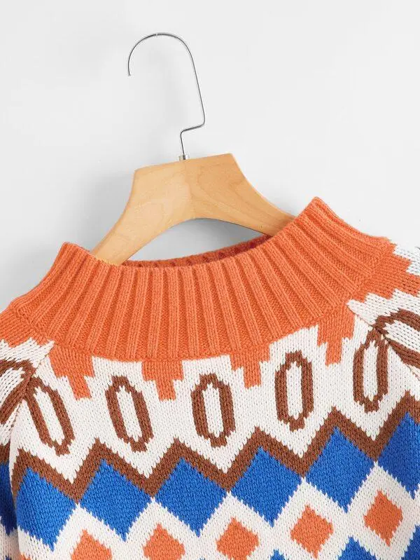 Fair Isle Pattern Sweater