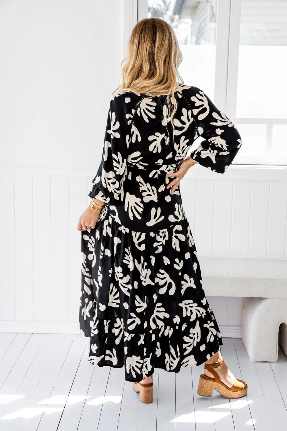 The Talulla Dress - Dark Tropical