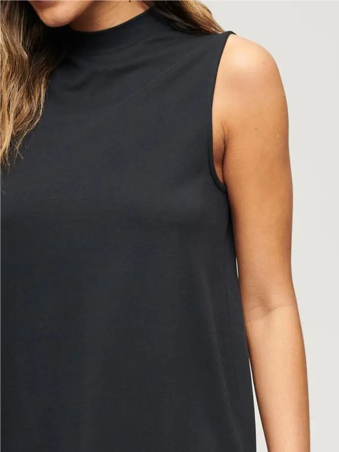 Sleeveless A-Line Mini Dress