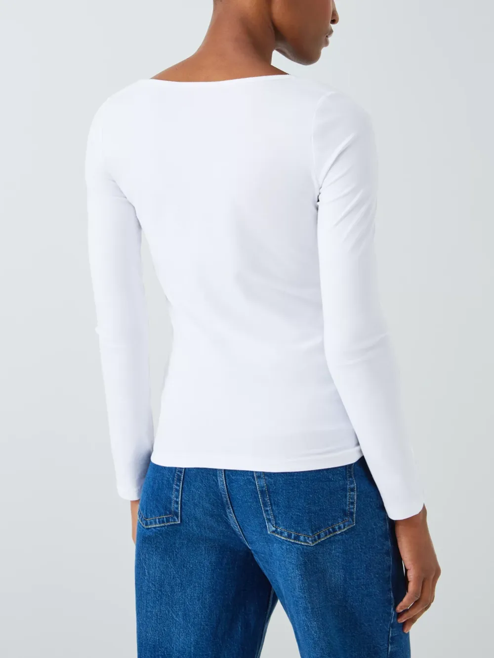 Scoop Neck Cotton Top