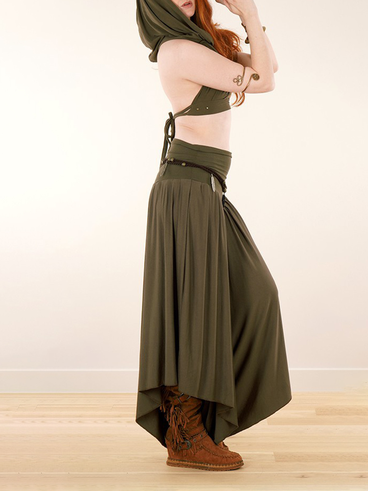 Skirted Harem Pant 2in1 Dress