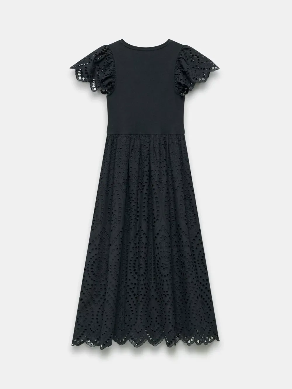 Broderie Anglaise Midi Dress