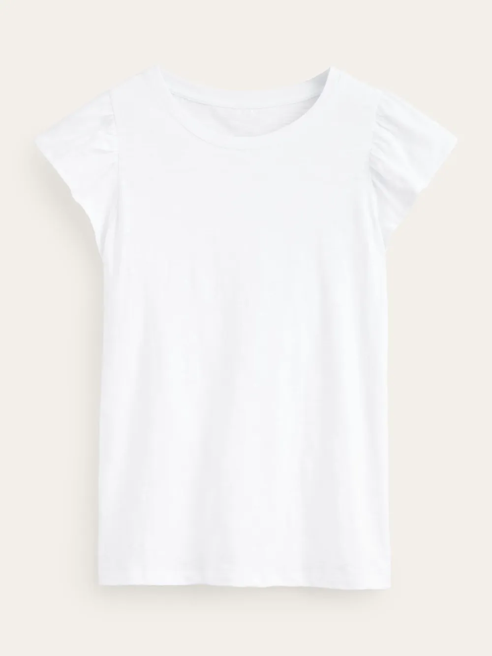 Cotton Flutter Sleeve T-Shirt