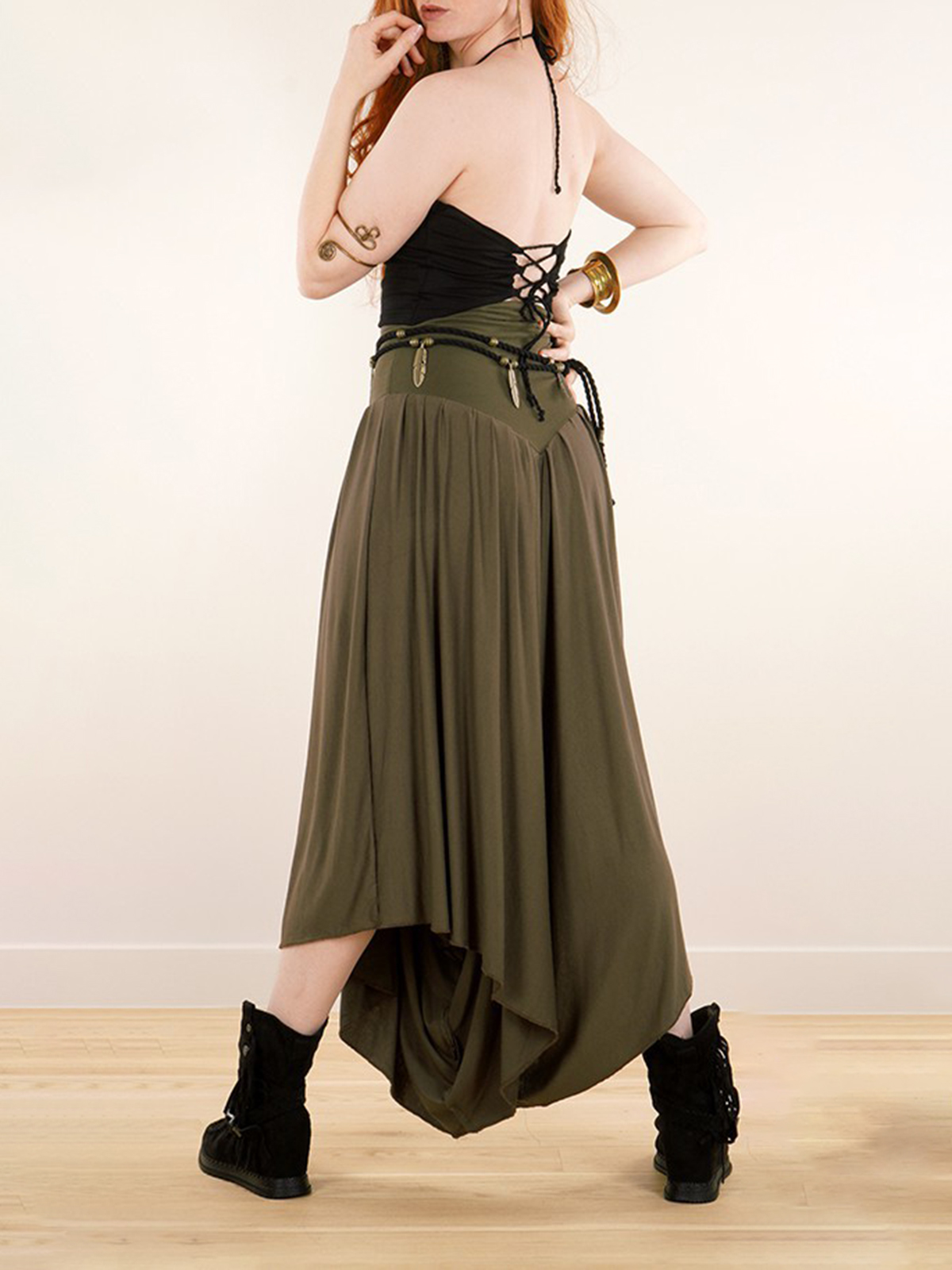 Skirted Harem Pant 2in1 Dress