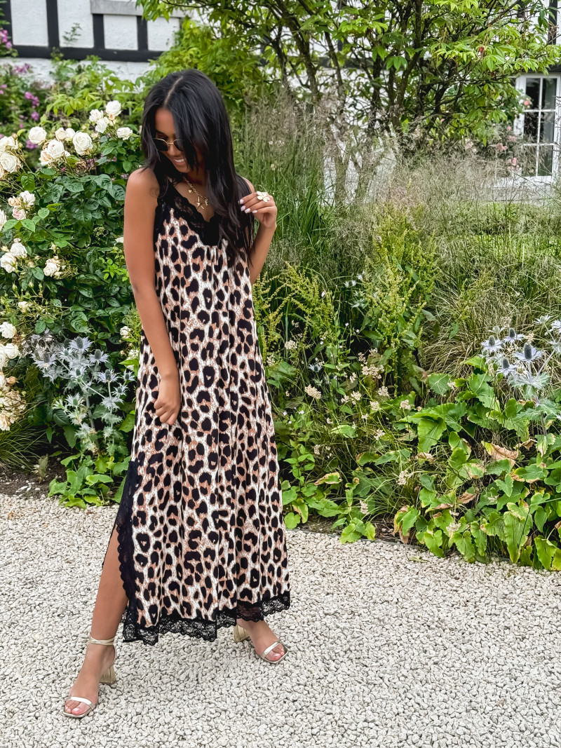 ORLANE LEOPARD LONG DRESS