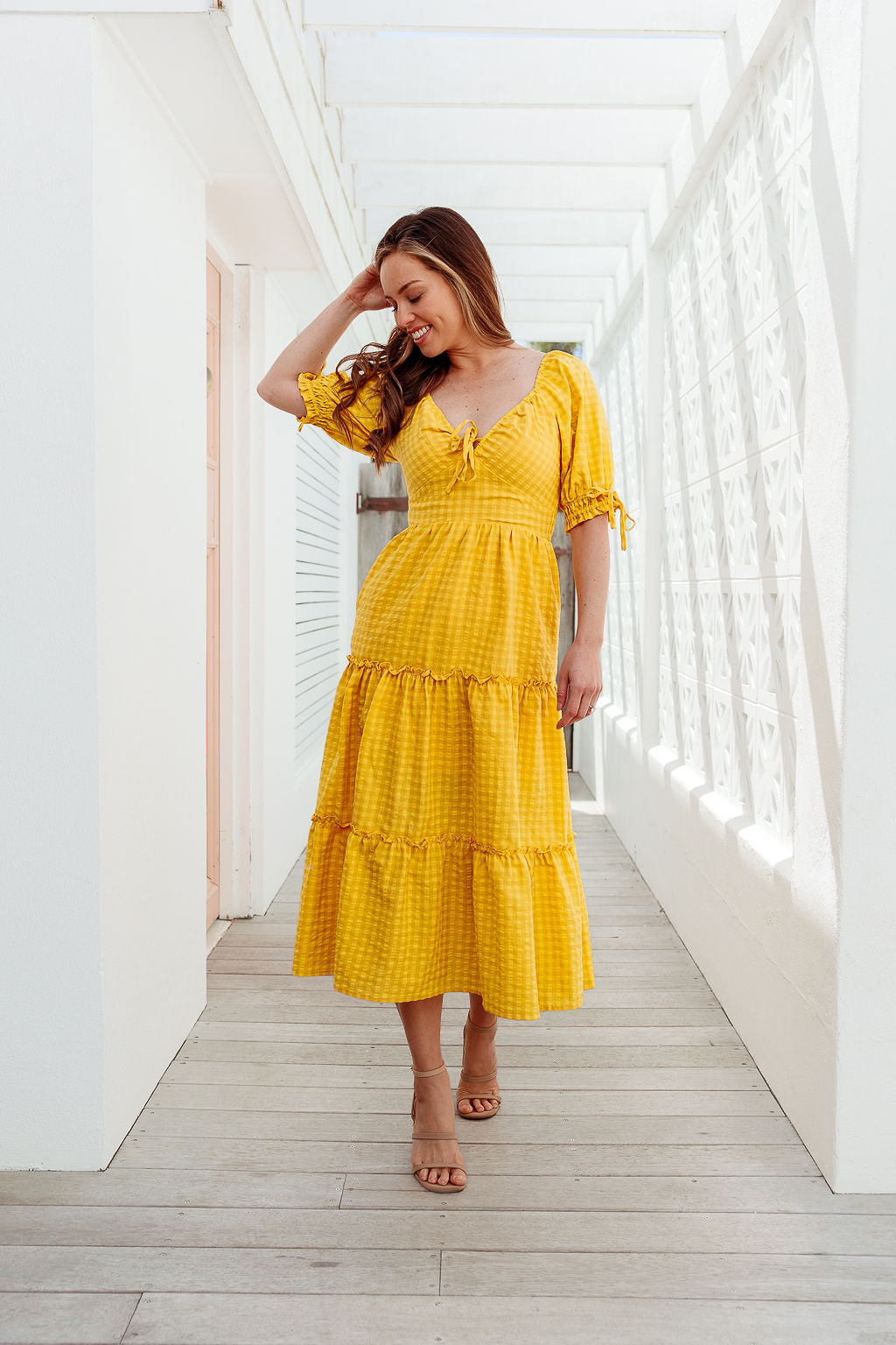 The Valerie Dress - Daffodil