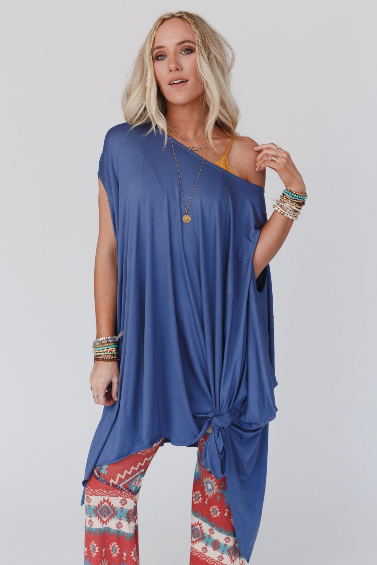 The Wren Tunic - Deep Denim