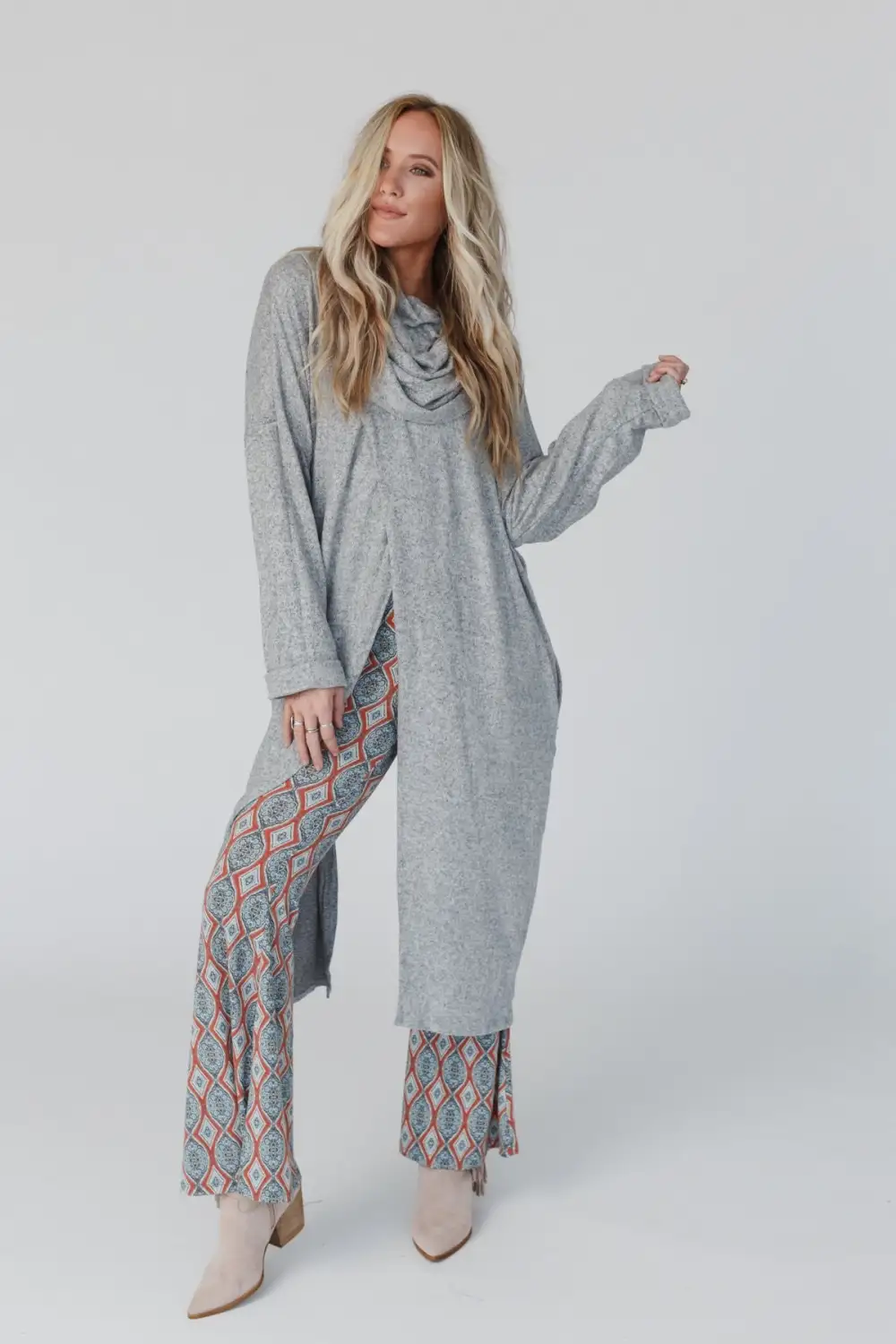 In Your Dreams Maxi Cardigan - Heather Gray