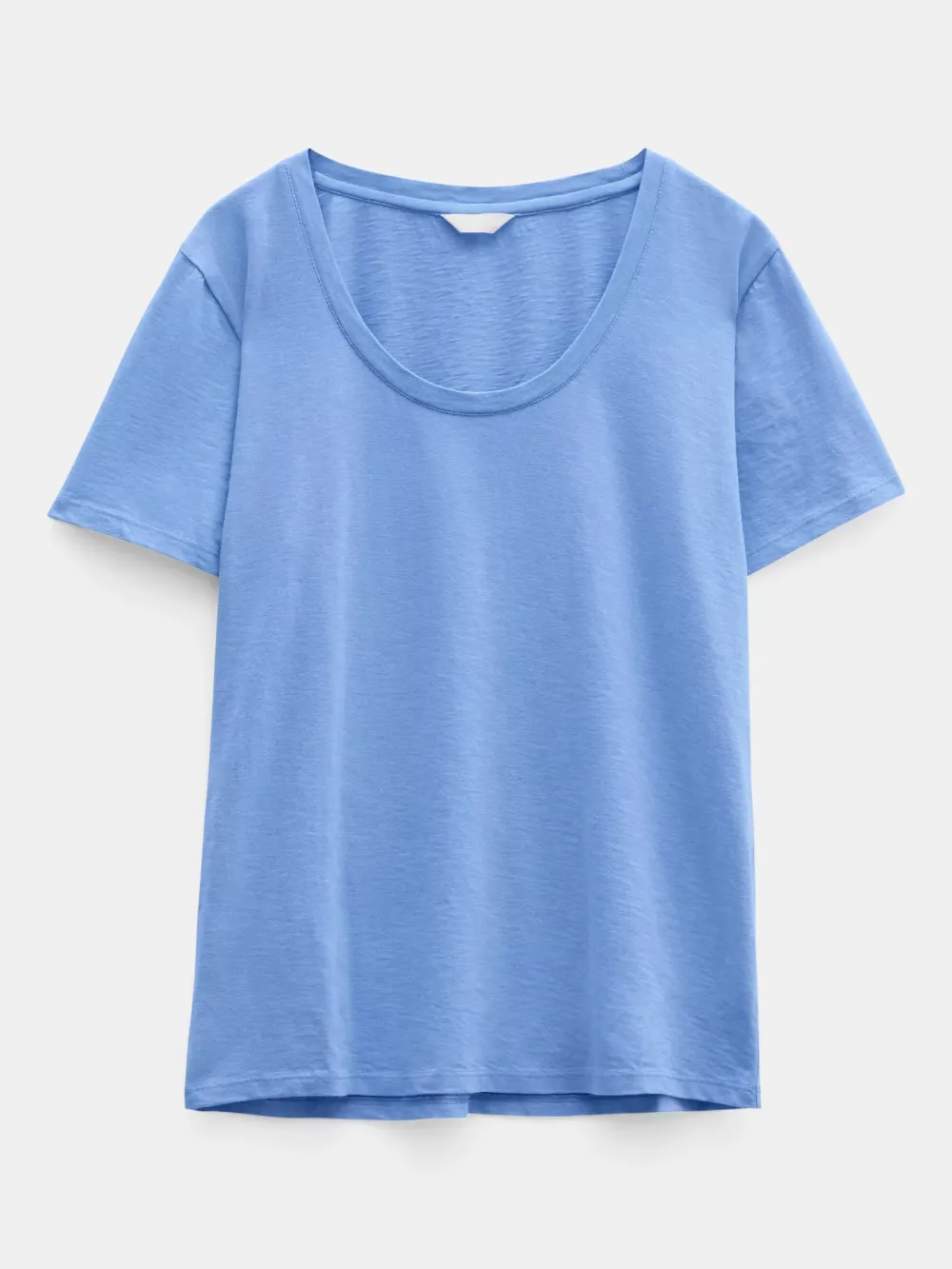 Hari Cotton Slub Scoop Neck T-Shirt