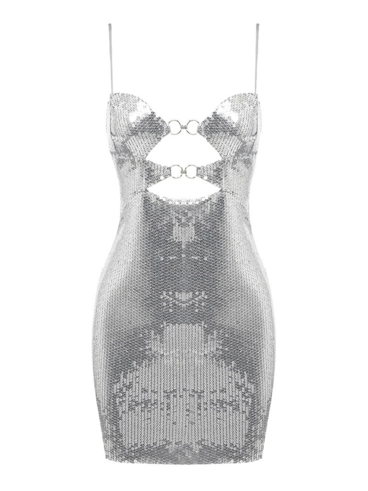 Rafaella Sequin Embellished Bodycon Mini Dress