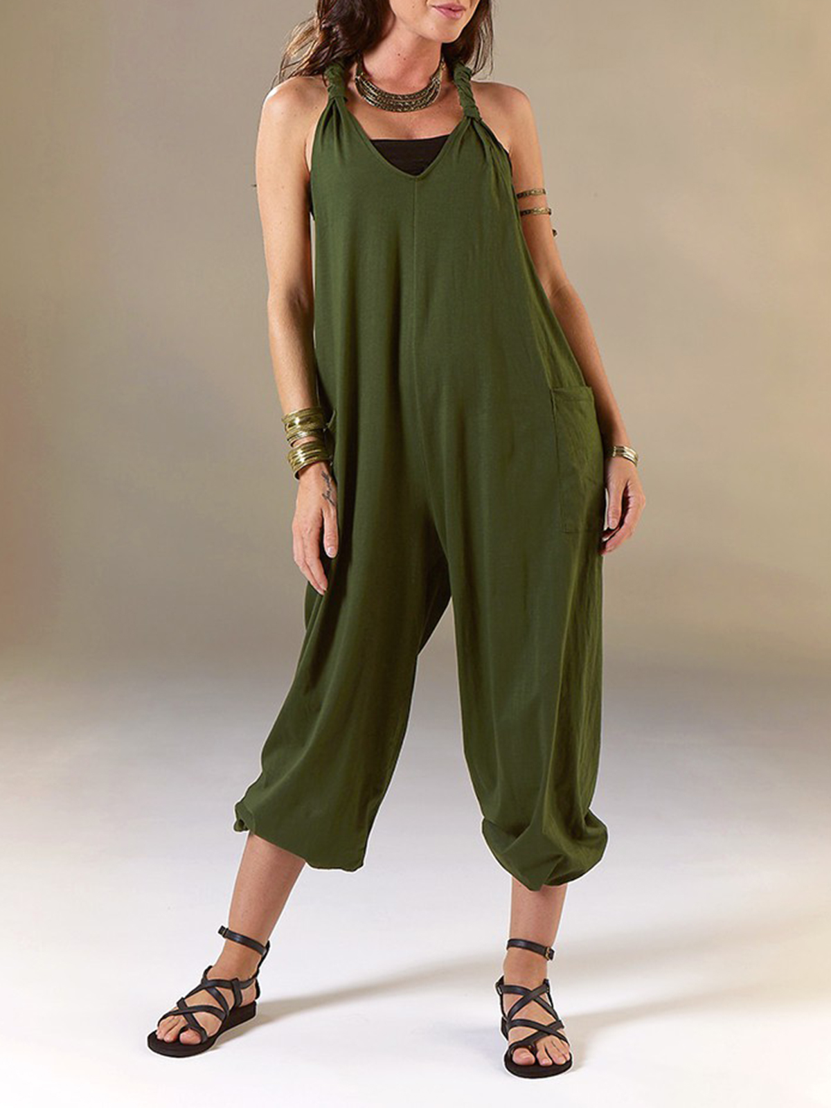 Harem Pant Overalls