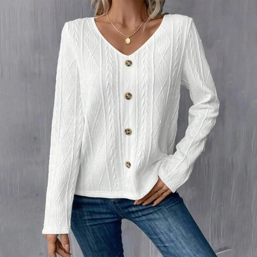 Vintage White Plain Top