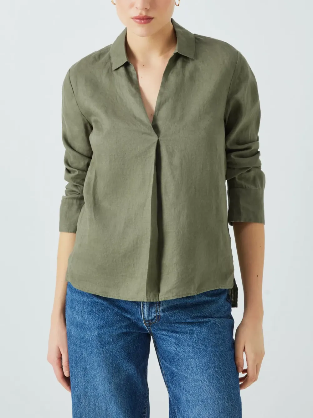 Linen V-Neck Tunic