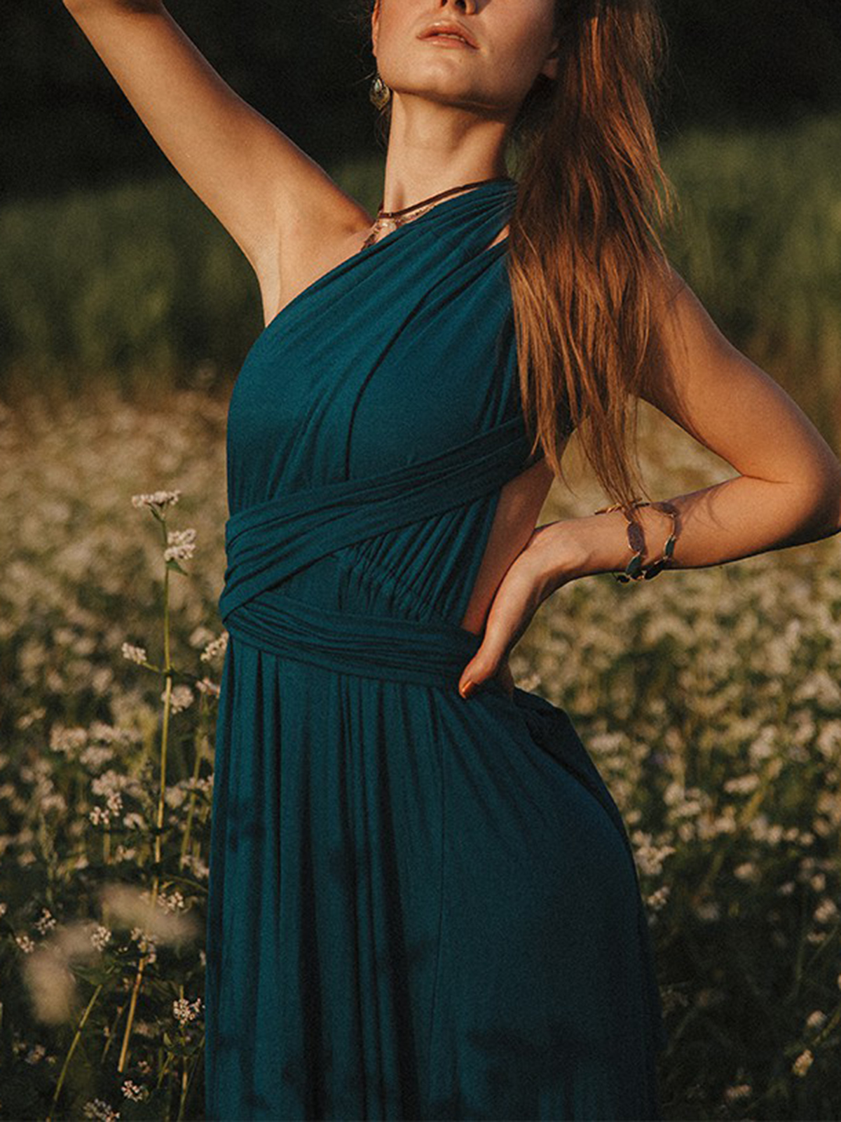 Long Solid Dress