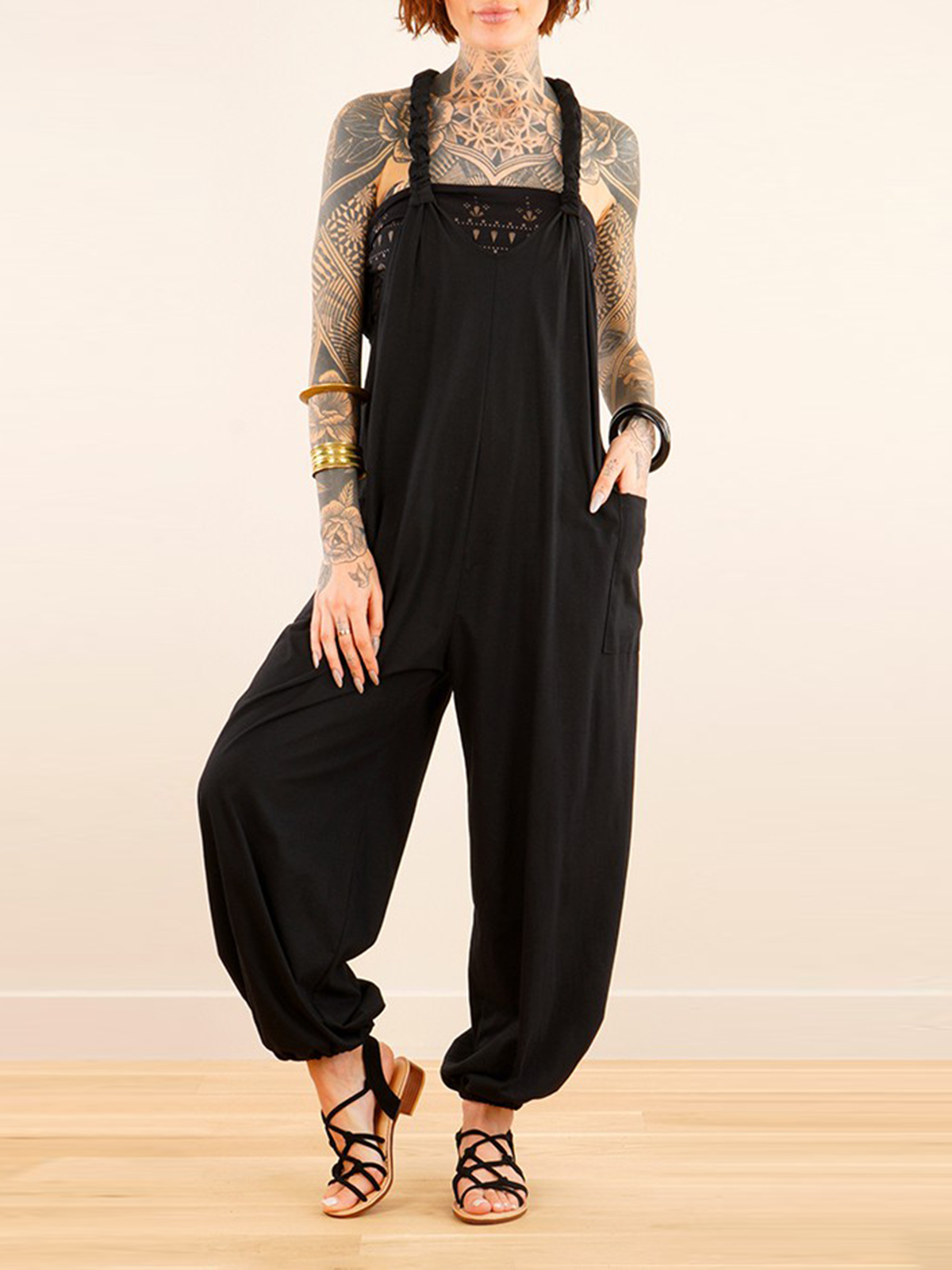 Harem Pant Overalls