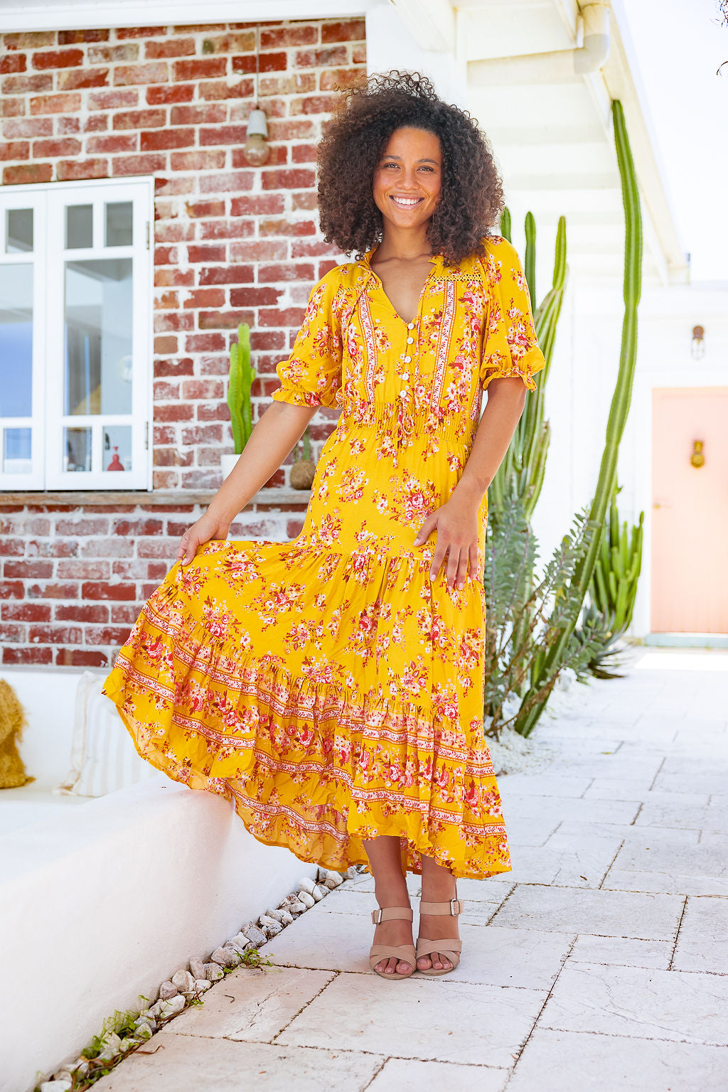 The Corinna Dress - Marigold