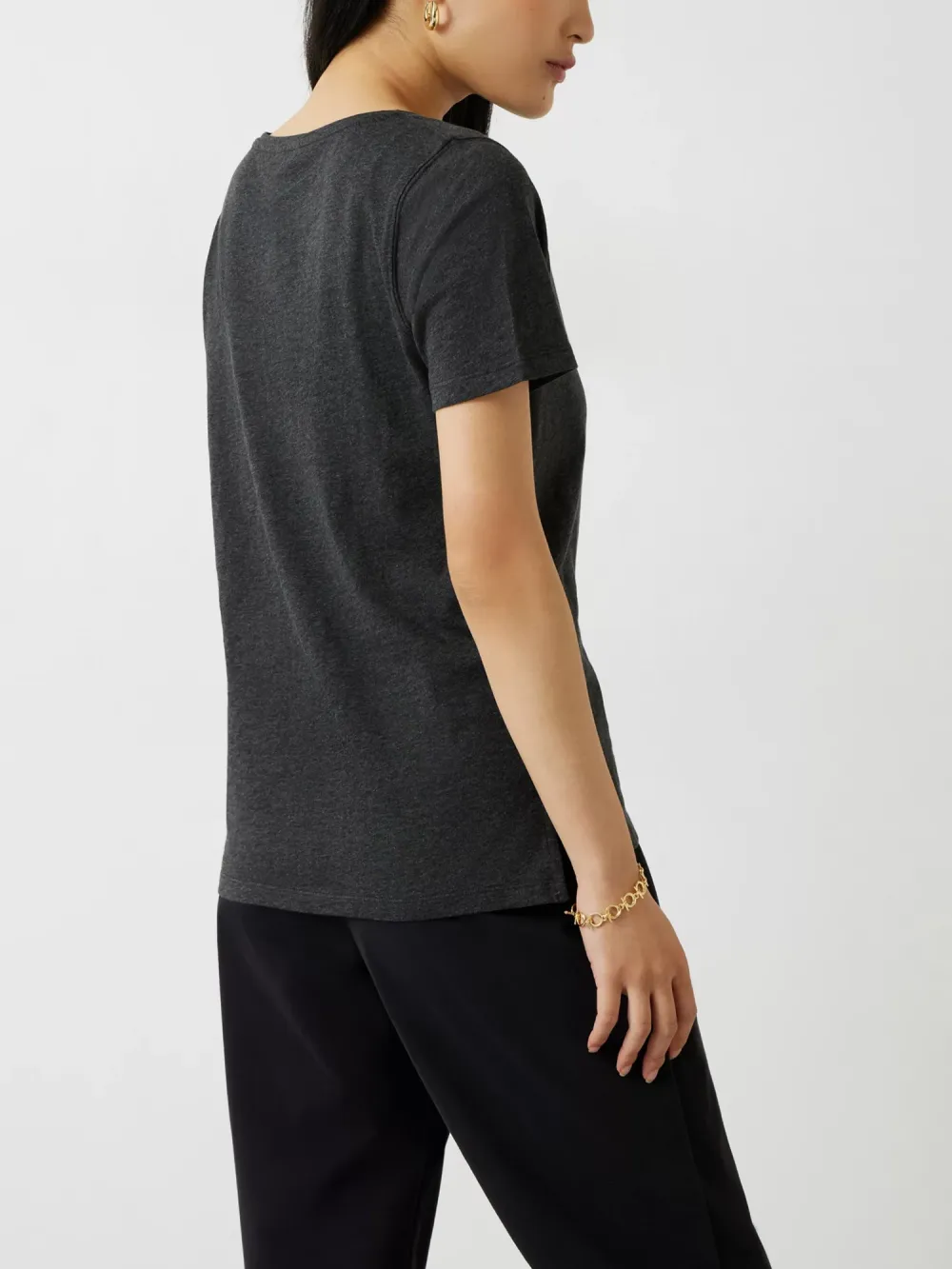 Slim Fit Cotton Crew Neck T-Shirt