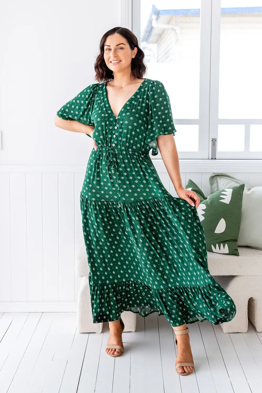 The Scarlett Dress - Highland Green