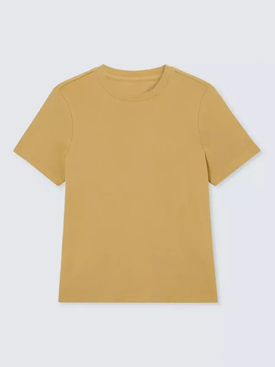 Cotton Short Sleeve Crew Neck T-Shirt