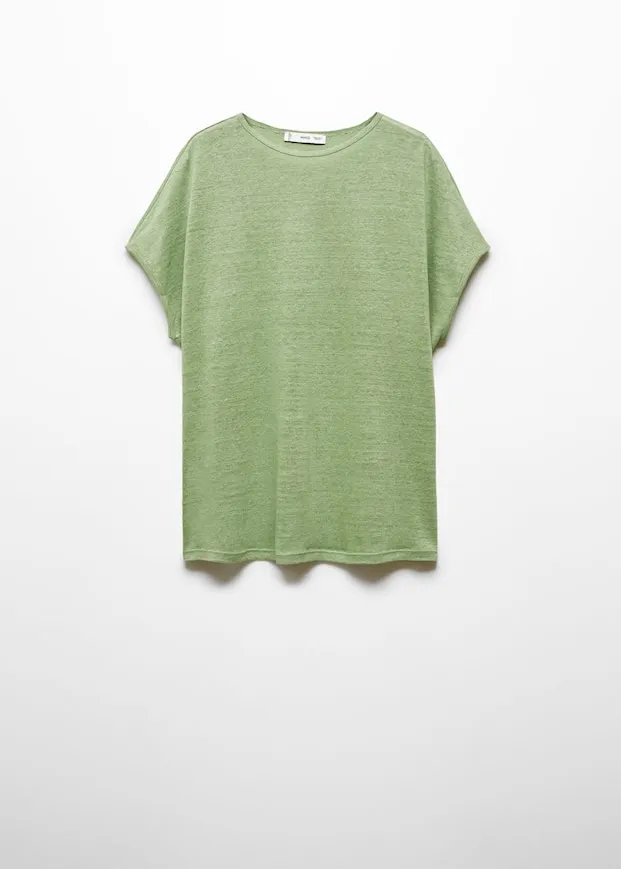 100% linen t-shirt