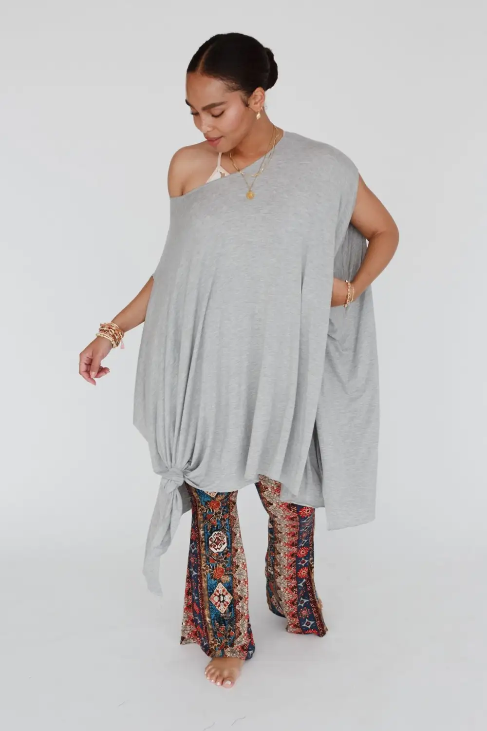 The Wren Tunic - Heather Gray