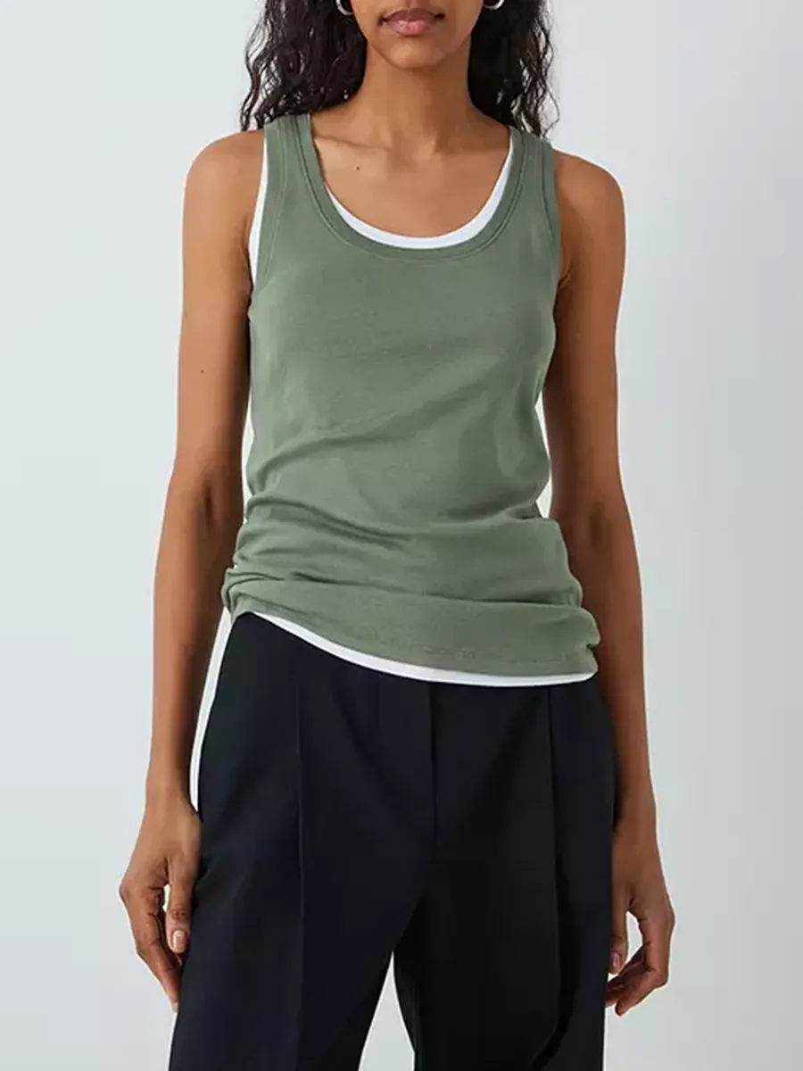 Cotton Jersey Tank Top