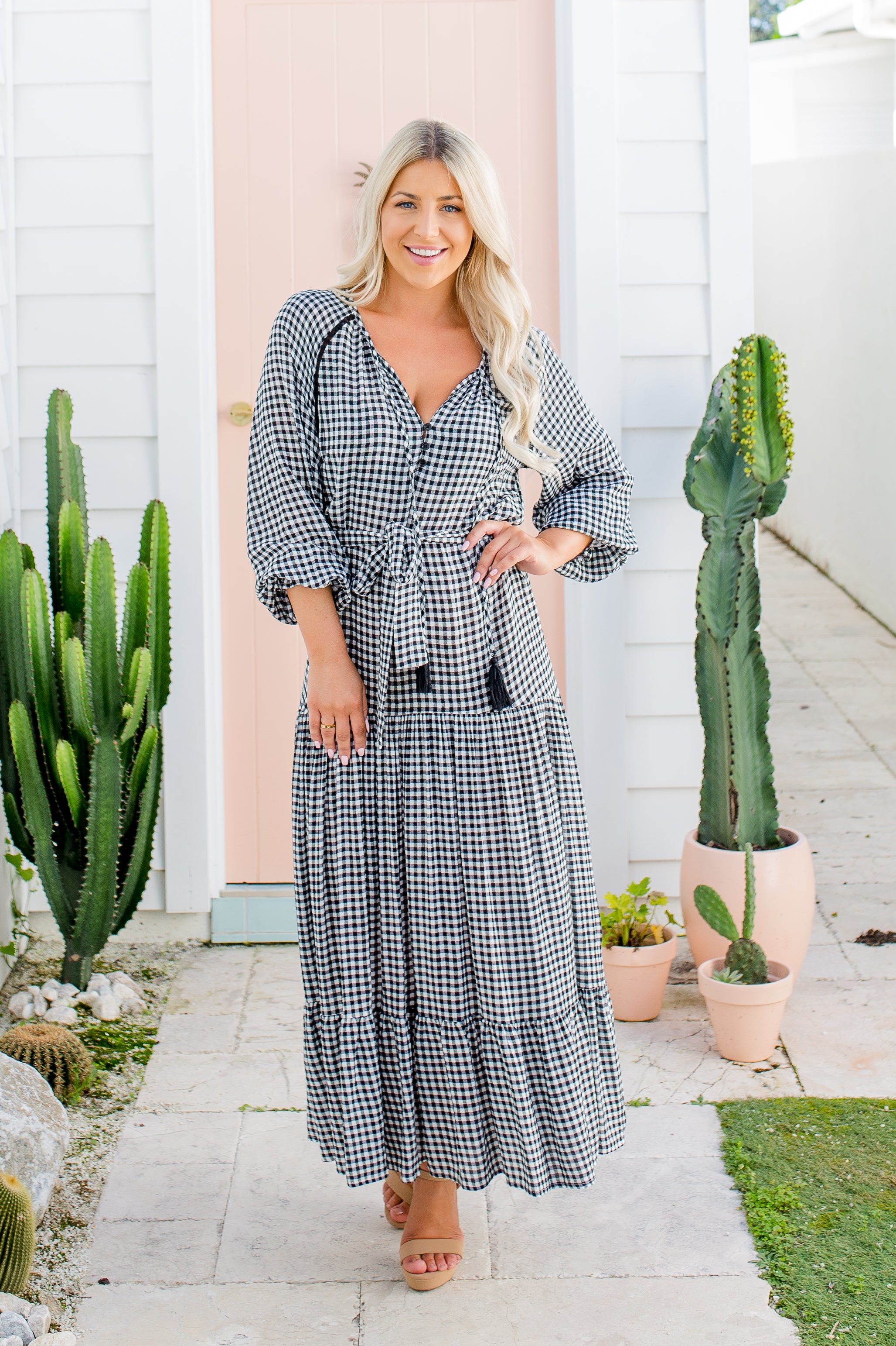 The Talulla Dress - Black Gingham