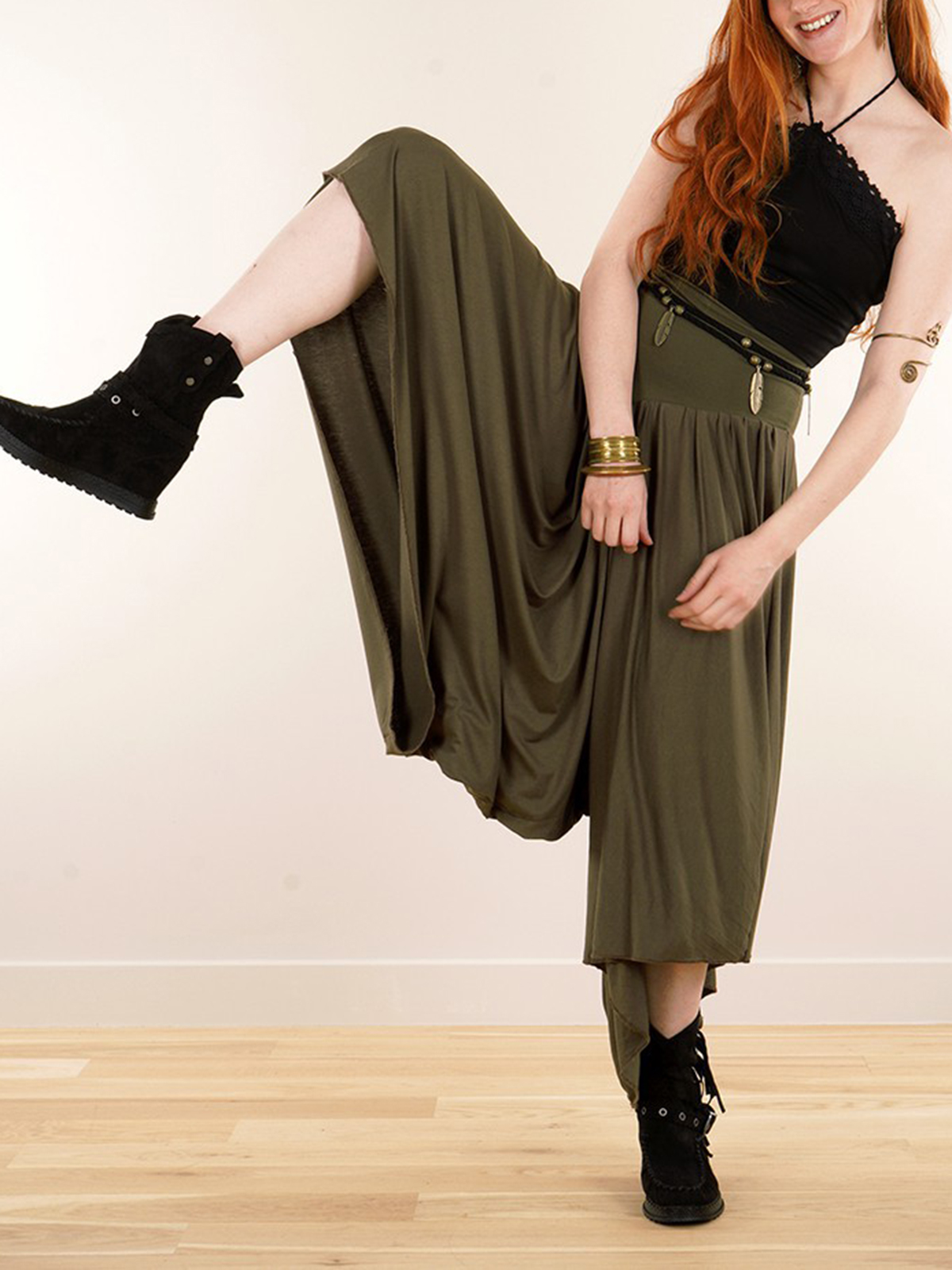 Skirted Harem Pant 2in1 Dress