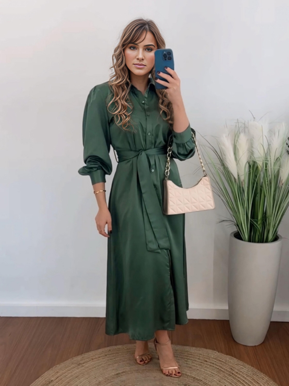 BARBARA GREEN DRESS