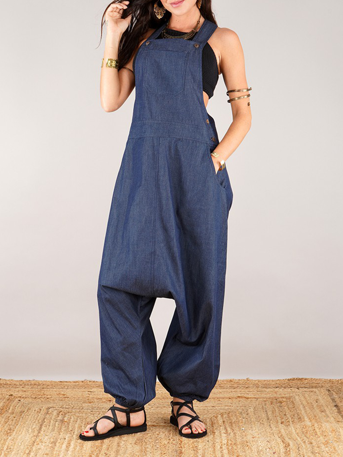 Harem Pant Overalls