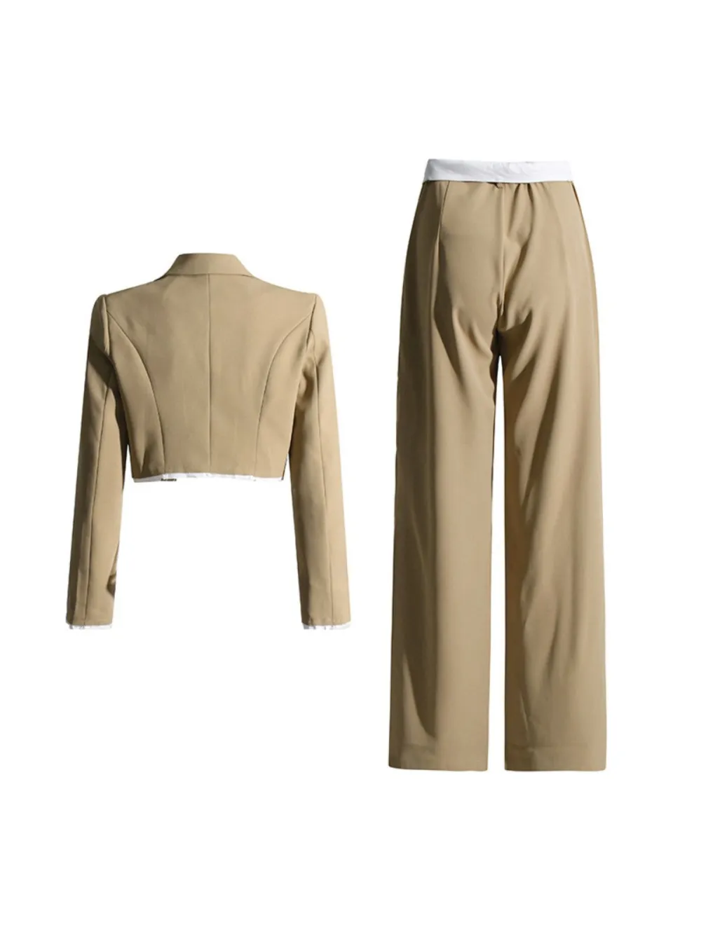 Helena Blazer Set In Khaki