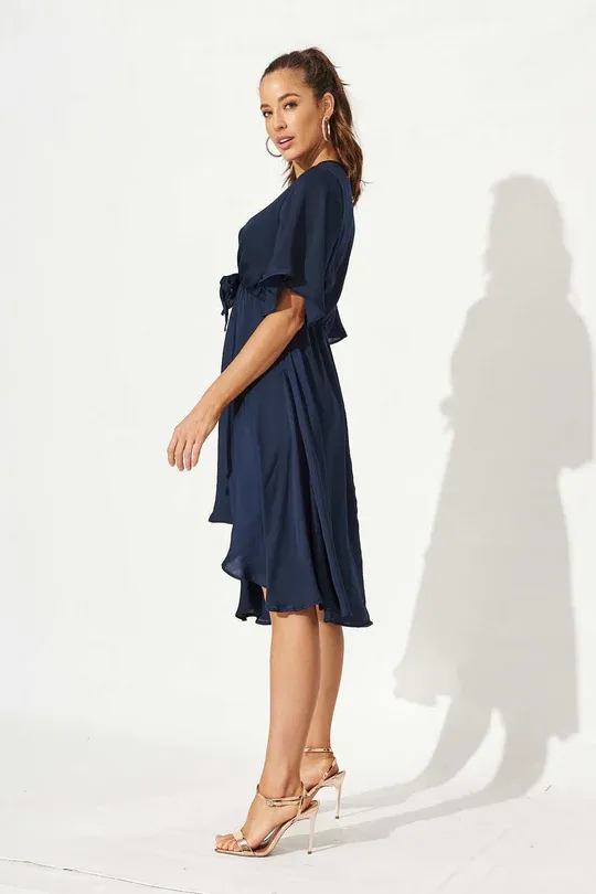 Helsinki Dress in Navy