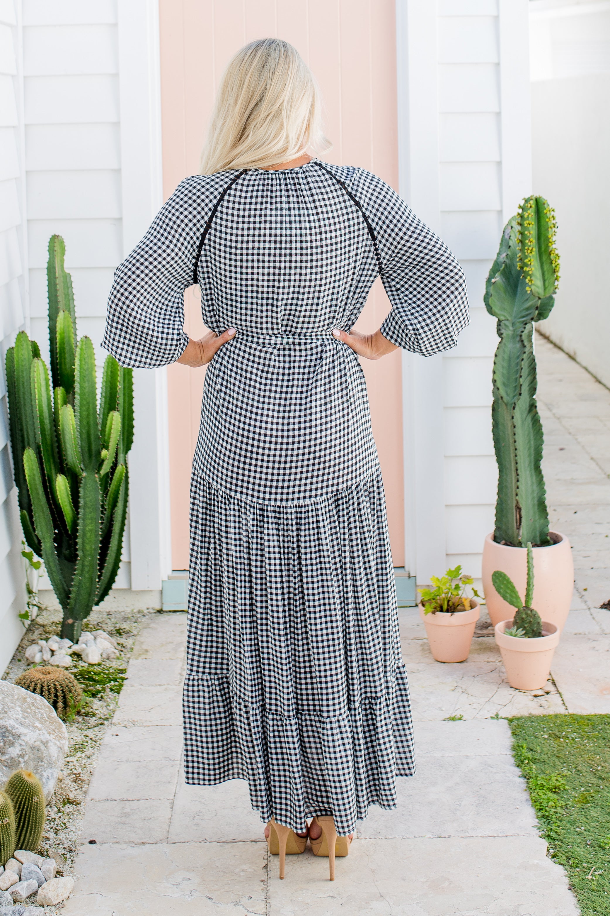 The Talulla Dress - Black Gingham