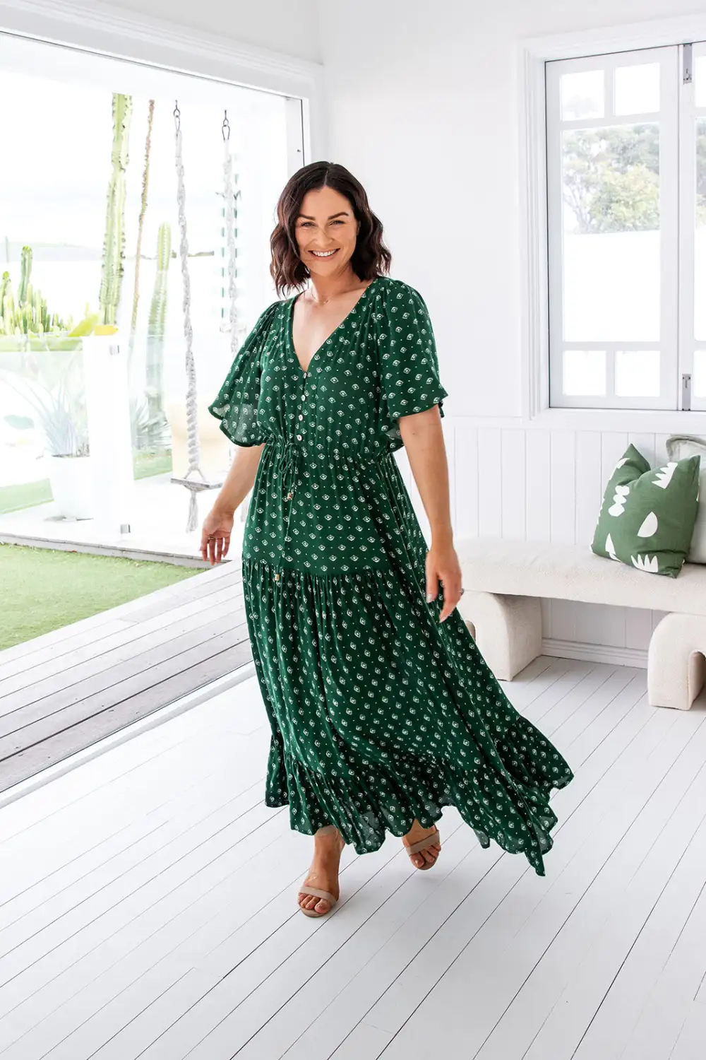 The Scarlett Dress - Highland Green