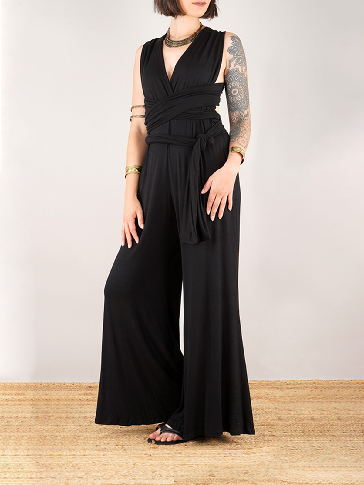 Cross Back Jumpsuit