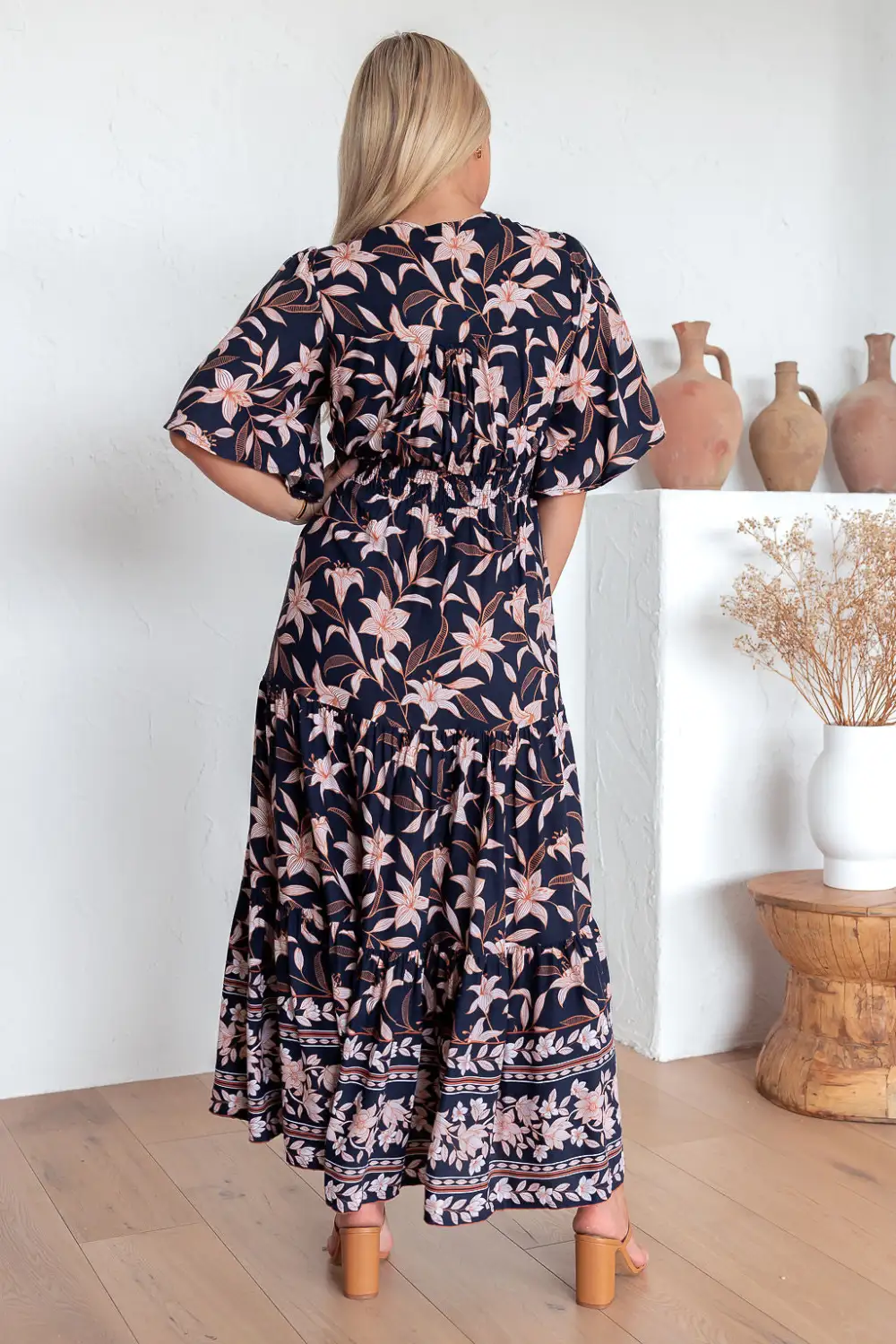 The Marina Dress - Royal Floral